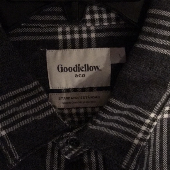 Goodfellow Co Plaid Long Sleeve - Picture 2 of 2